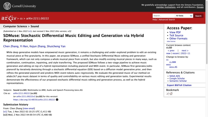 SDMuse: Stochastic Differential Music Editing and Generation via Hybrid Representation